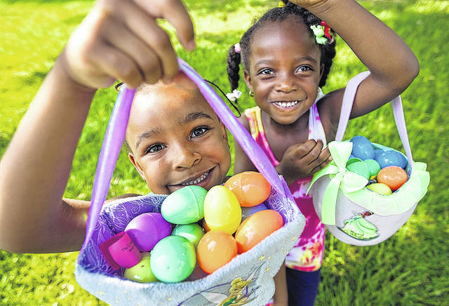Kids enjoying an Easter Egg hunt.
Courtesy photos