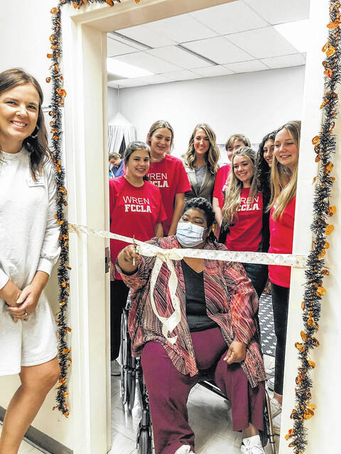 Seven students helped Lily Pad Vice President Cara Grubb plan and design the room, selecting books, games, pillows, wall decor and other elements for the space.
                                 Courtesy photo