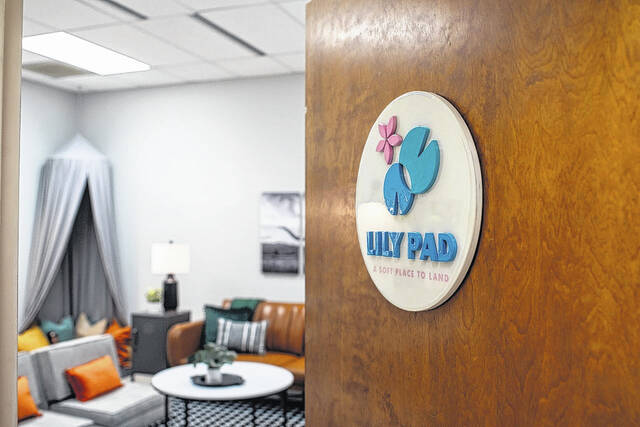 Lily Pad: A Soft Place to Land, transformed a room in the Pickens County DSS office that now looks and feels like a comfortable living room.
                                 Courtesy photo