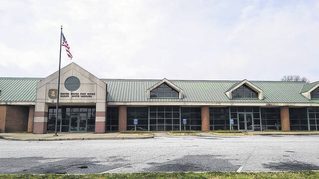 The Easley Post Office will be renamed in honor of a fallen soldier on Wednesday.
                                 File photo