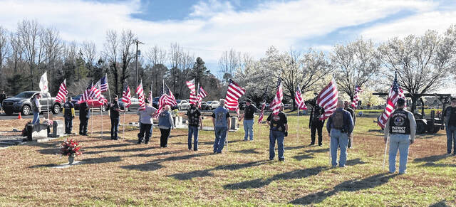 Over three hundred people came to pay their respects to the family.
                                 Courtesy photo