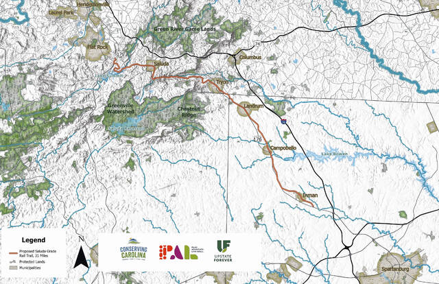 Along its route, the trail will feature rural scenery, vibrant small towns, historic landmarks and gorgeous nature preserves, lakes and waterfalls.
                                 Courtesy image