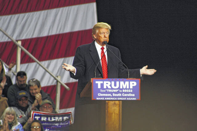 Trump rally at the T. Ed Garrison Arena in Clemson. 2016.
                                 Kasie Strickland | The Sentinel-Progress