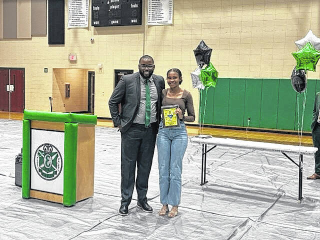 Pictured is Easley High School senior Olivia Gramblin who was named The Easley Progress 2023-24 Girls Basketball Player of the Year. Gramblin is also a standout track athlete and is planning to continue her track career at the University of South Carolina.
Courtesy photo