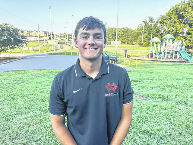 Pictured is Pickens High School grad CJ Martin at the cookout for American Legion Post 52.
                                 Jeff Holt | The Easley Progress