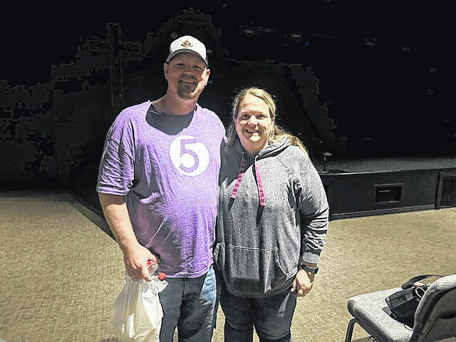 Clifford and Michelle Benjamin took watched a special video last week in honor of the 20 years at 5 Point Church in Easley. They moved here from New York and said they have gotten so much out of their church in Easley.