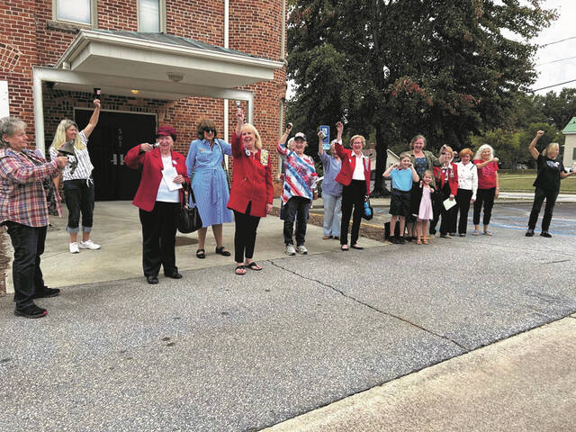 Bells Across America is an annual celebration of the signing of the U.S. Constitution. On Sept. 17, people gather to ring bells at 4:00 p.m. to recreate the church bells of Philadelphia that rang out to signal that the U.S. Constitution was signed in 1787.
                                 Lynda Abegg | The Easley Progress