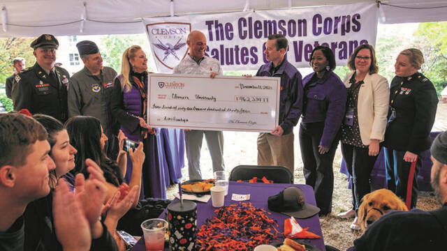 Overall, the collection of this weeks unique events aims to respect and uphold Clemsons rich military heritage.
                                 Courtesy photo