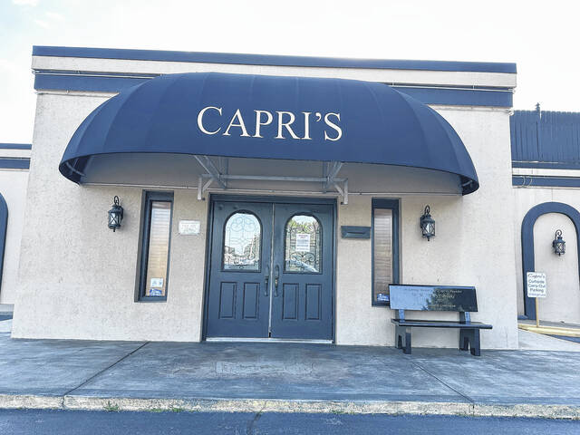 Pictured is the main entrance of Capris Italian of Easley.
                                 Jeff Holt | The Easley Progress