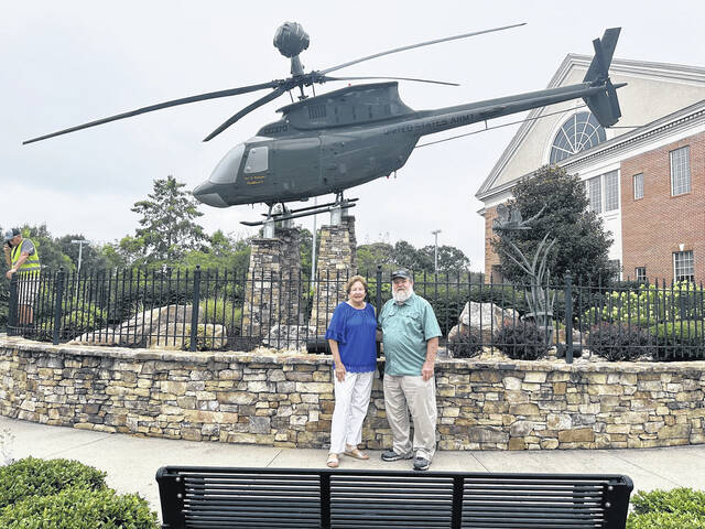 Pictured are Betty and Jim Garrison who were recently awarded the Order of Palmetto that was established by Governor John West in 1971. The Order of Palmetto is the State of South Carolinas highest civilian honor. It is presented in recognition of a lifetime of extraordinary achievement. Betty and Jim led the way with the six-year project of the Captain Kimberly Hampton Memorial Library. 
                                 Jeff Holt | The Easley Progress